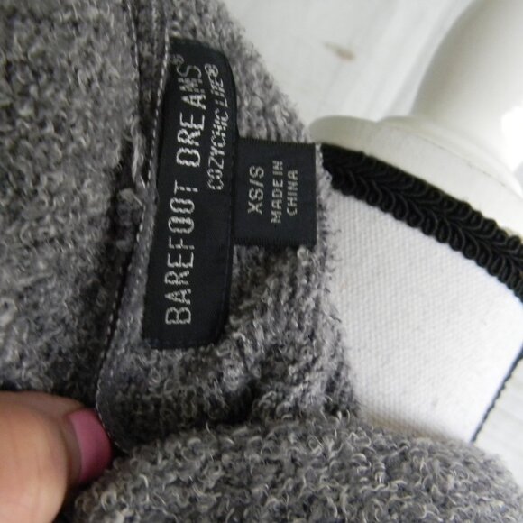 BAREFOOT DREAMS COZYCHIC LITE LIGHT GRAY OPEN DRAPEY CARDIGAN SZ XS/S - Picture 4 of 4